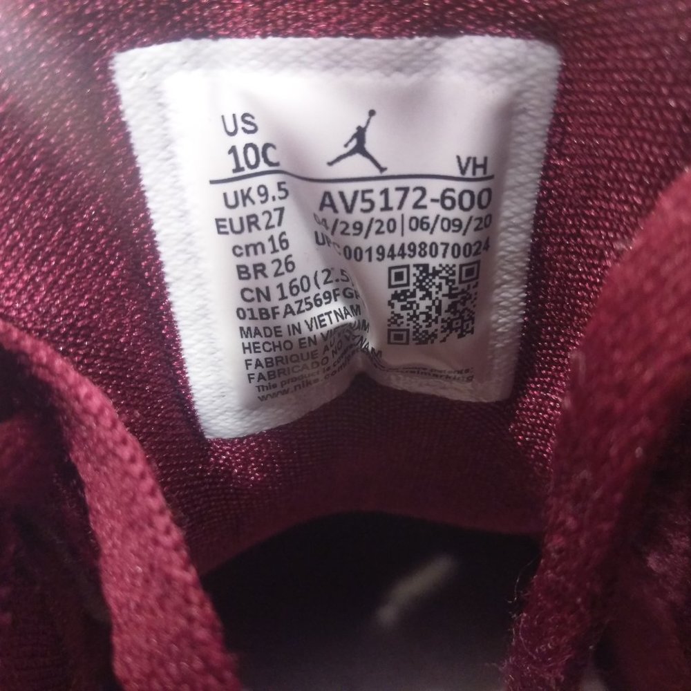 RARE Nike Jordan 1 Mid SE Gym Red/Pink Foam TD Toddler Size 10c AV5172-600 - Picture 7 of 9